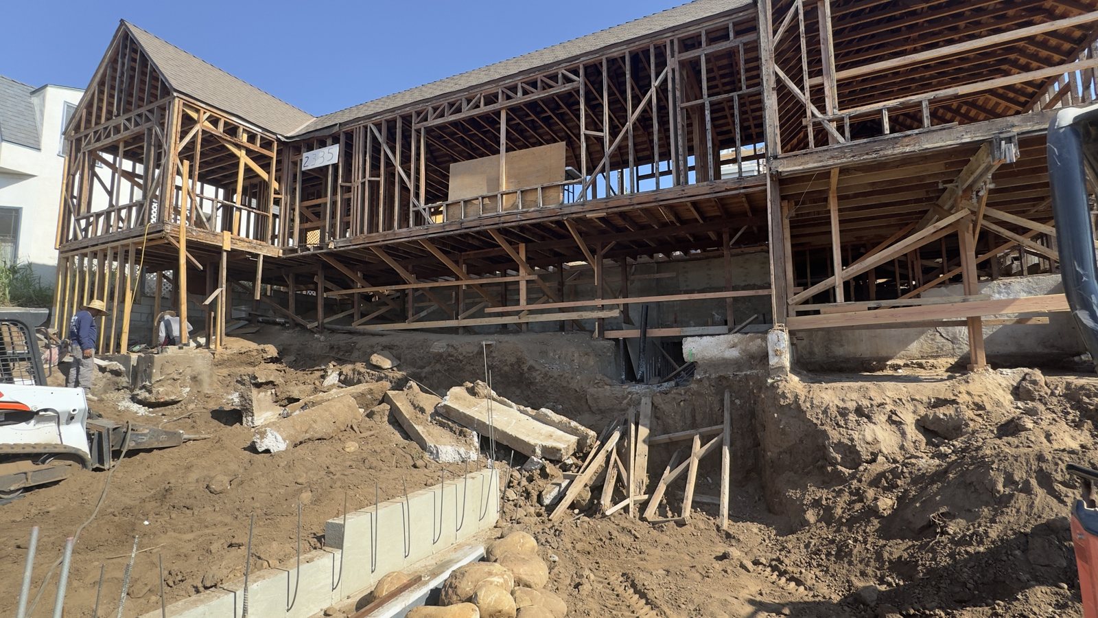 Foundation forms and stem walls — September 2026