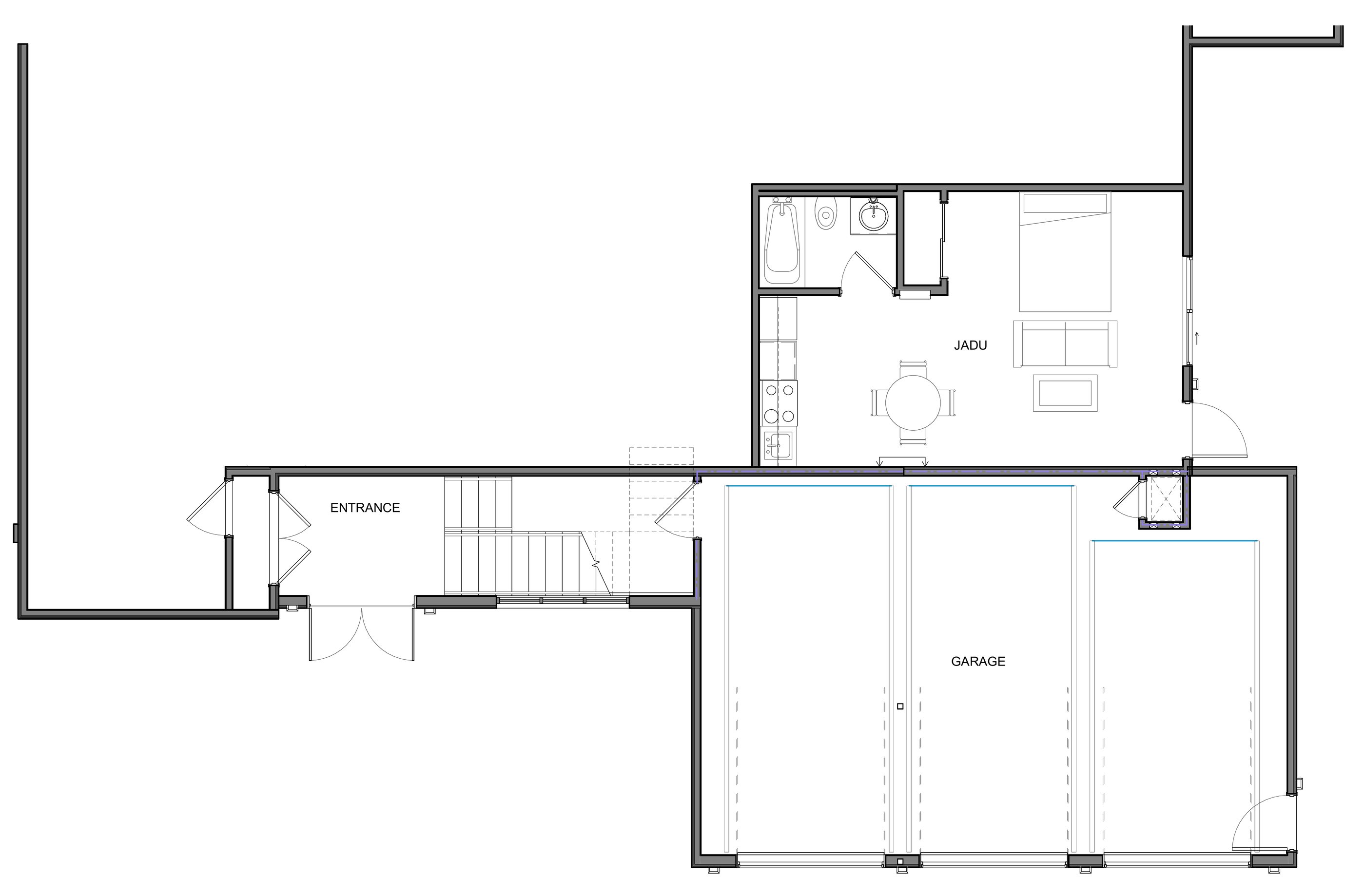 Street level floor plan