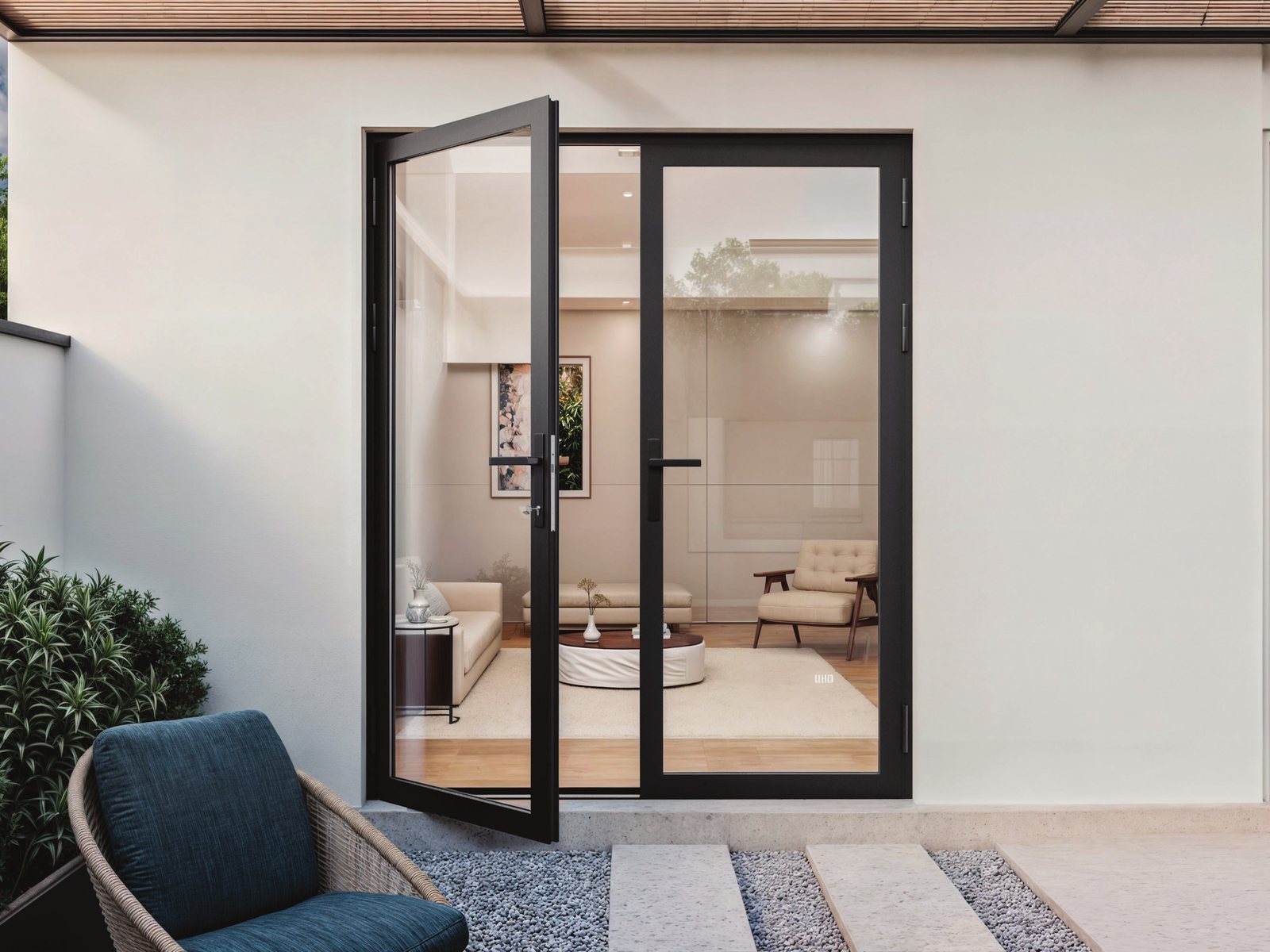 Teza 65 Series French door. Manufacturer's image, courtesy of Teza.